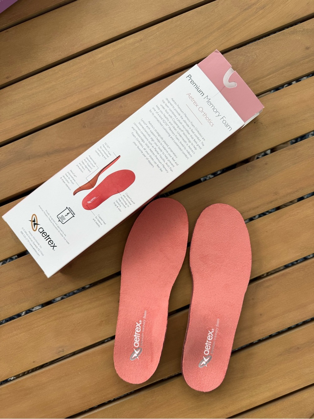 Aetrex Premium Memory Foam Orthotics L2300 – Women’s Size 5 – NEW